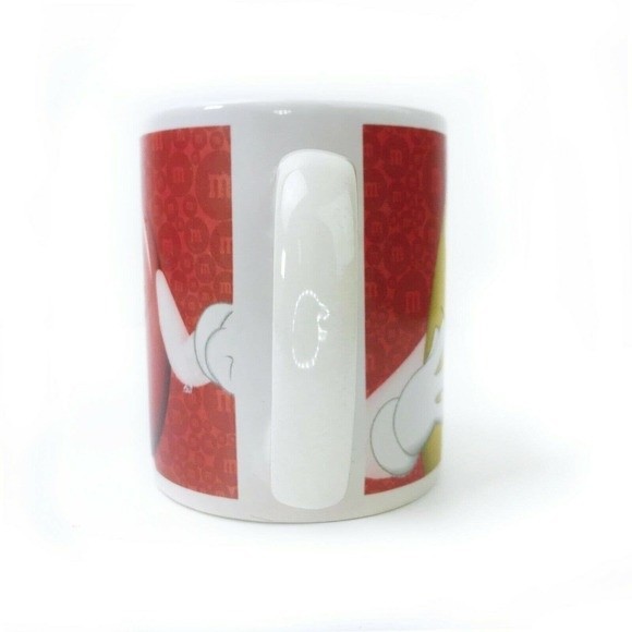 M&M Mug Official Licensed 2011 Collectors Promotional MUG Red & Yellow - Picture 3 of 10